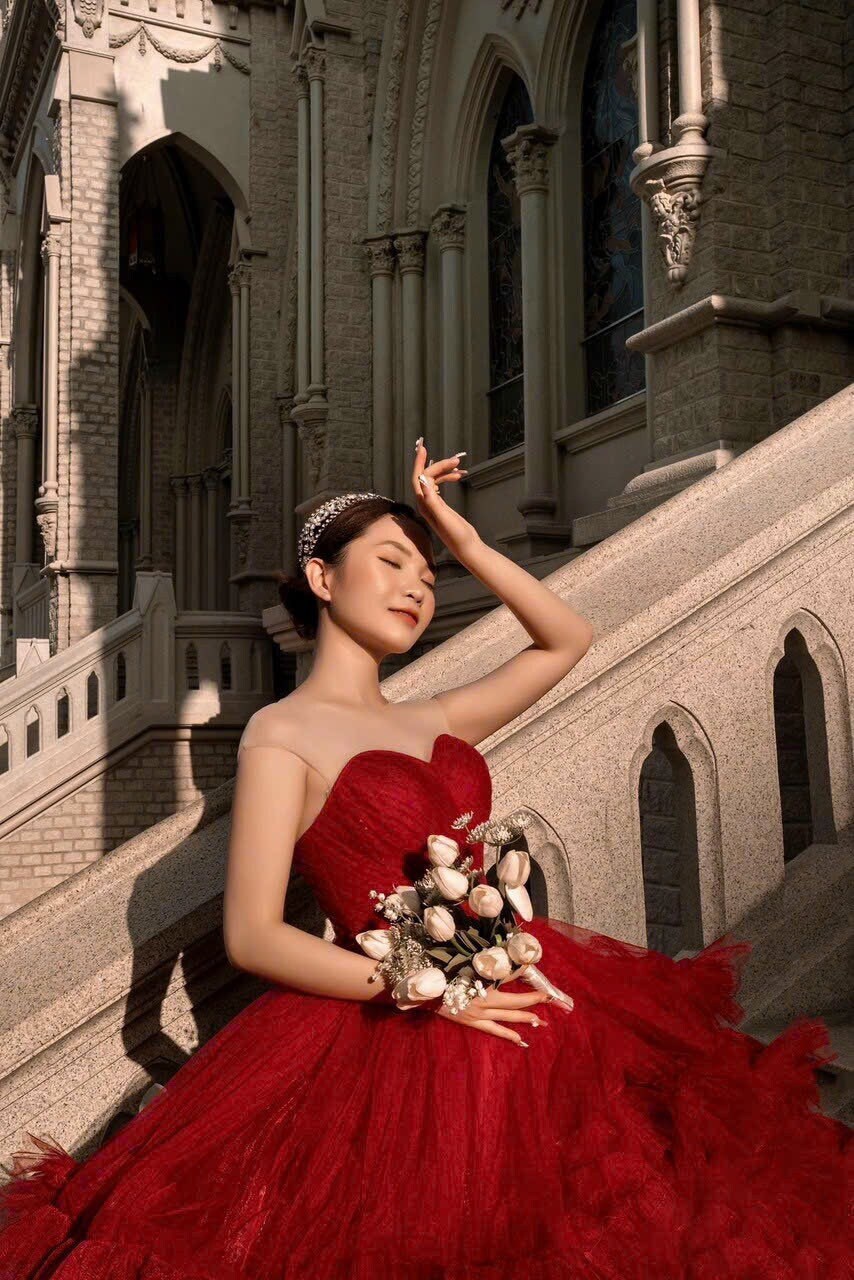 red princess wedding dresses Evening Gown Red Princess Wedding Dress Red Princess Quinceanera Dresses Luxury Gold Appliques Prom